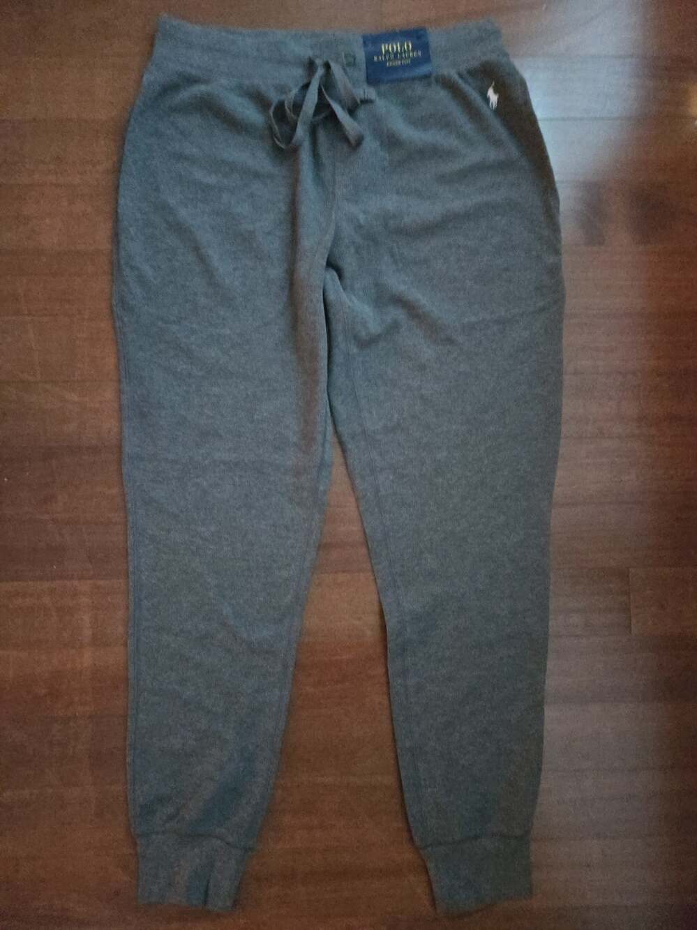 New Polo Ralph Lauren Men's Sleep Jogger, Gray, Large
